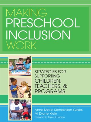 cover image of Making Preschool Inclusion Work